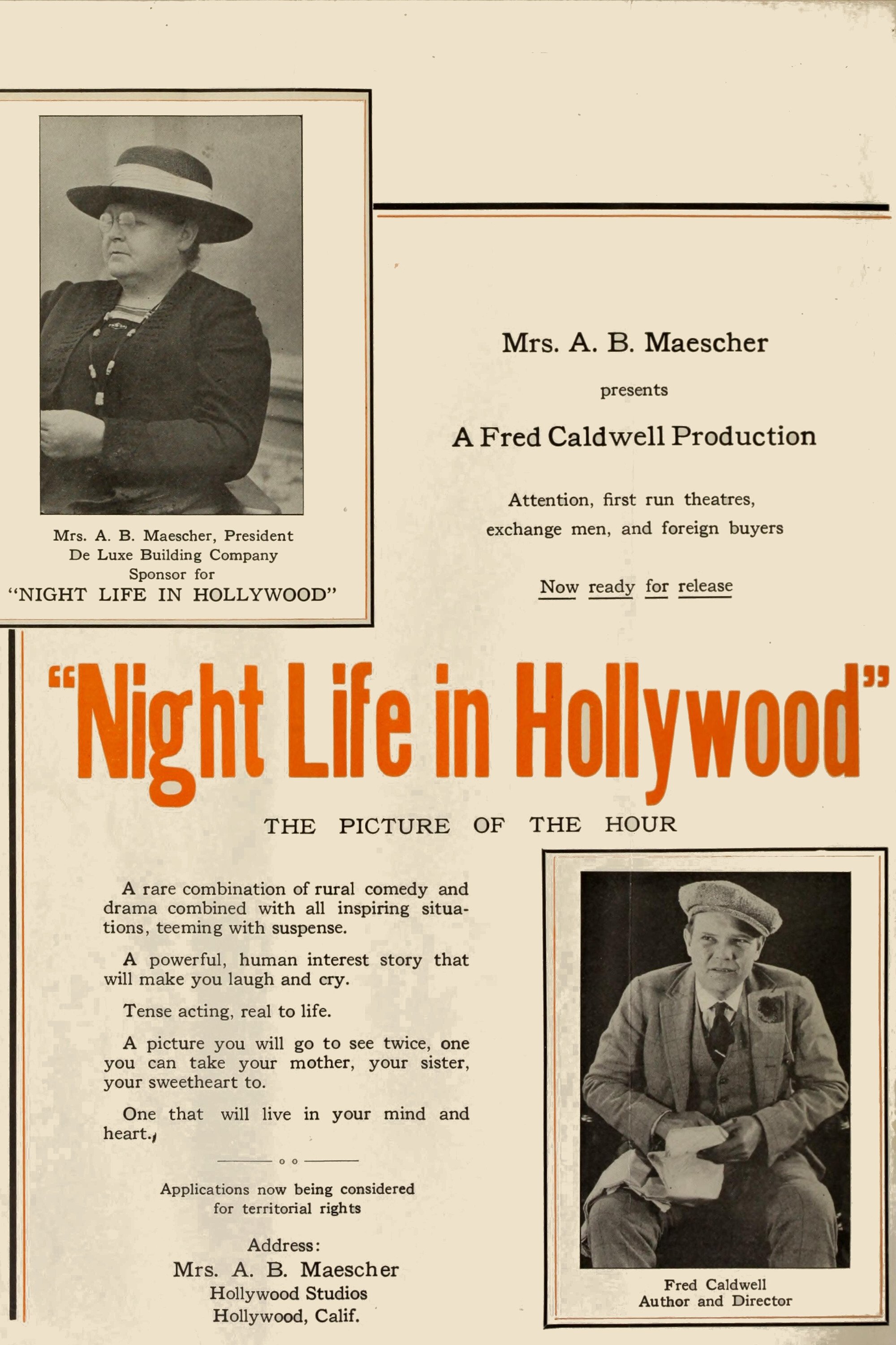 Постер Night Life in Hollywood